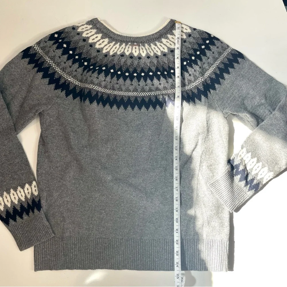 NWT Nautica Grey Wool Blend Sweater, L - Picture 3 of 5